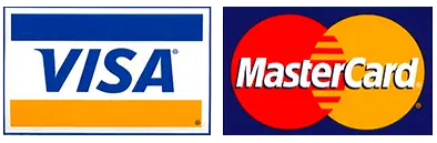 Accepted payment card logos